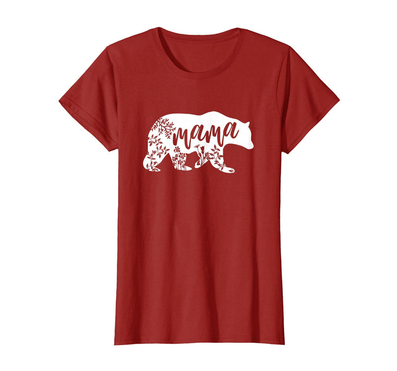 Mama Bear Clothing Co Mama Bear T-Shirt for Women T-Shirt - Cranberry Red
