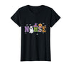 Halloween Nurse Costume Scrub Top Ghost Pumpkin Nurse Halloween Ghost Pumpkin Costume Nurse Halloween T-Shirt - Black