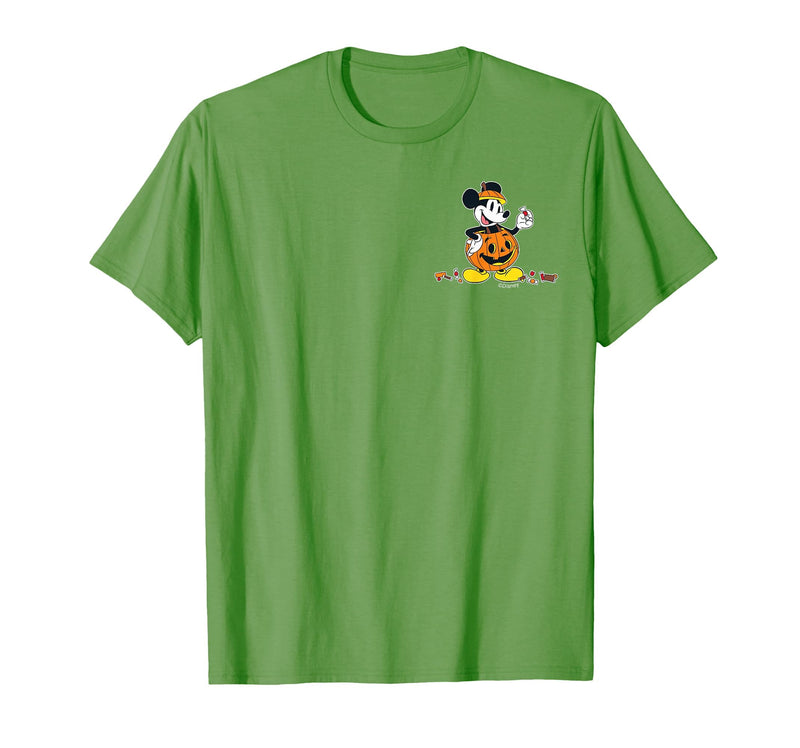 Disney Mickey Mouse Halloween Pumpkin Costume with Candy T-Shirt - Grass Green