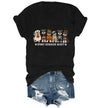 WQFQW Spooky Schnauzer Society Halloween Shirt Terrifying Halloween T-Shirt - Black