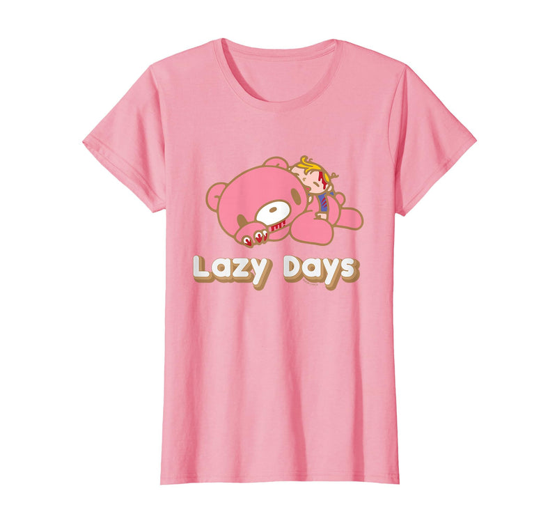 Gloomy Bear The Naughty Grizzly & Pity Lazy Days Anime T-Shirt - Pink