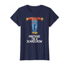 Humor Scarecrow Halloween Tees Pretend I'm A Scarecrow Halloween Costume T-Shirt - Navy Blue