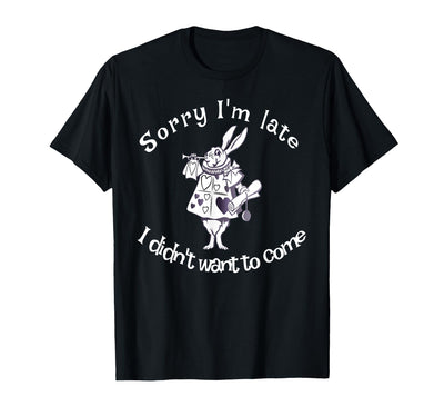 White Rabbit Sorry I'm Late Trumpet T-Shirt