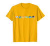 Disney Princess Pumpkins Fall Autumn Lineup of Princesses T-Shirt - Golden Yellow