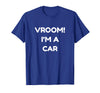 Halloween Apparel 2017 Vroom! I'm A Car Halloween Costume Tshirt - Royal Blue