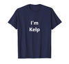 EPQCJ3o Designz Funny Kelp Halloween Costume Seaweed Pretend Minute Idea T-Shirt - Navy Blue