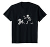 Funny Halloween Dog Lovers Gift Tees Skeleton Dogs Funny Skeleton Chasing Goldendoodle Dog Halloween Dogs Lover T-Shirt -