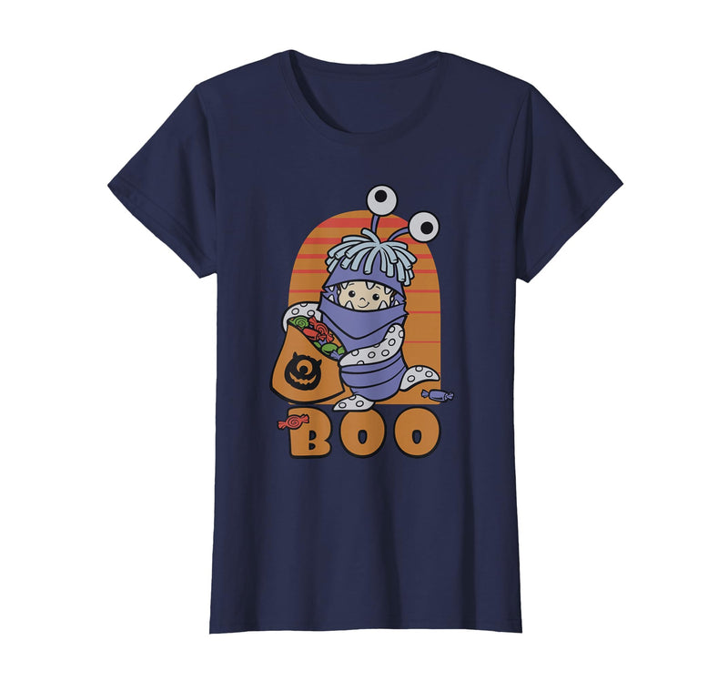 Disney Pixar Monster Inc Boo Halloween T-Shirt - Navy Blue