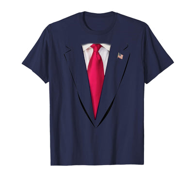USA Trump Suit T-shirt Easy Halloween Costume USA President Trump Suit Easy Halloween Costume T-Shirt