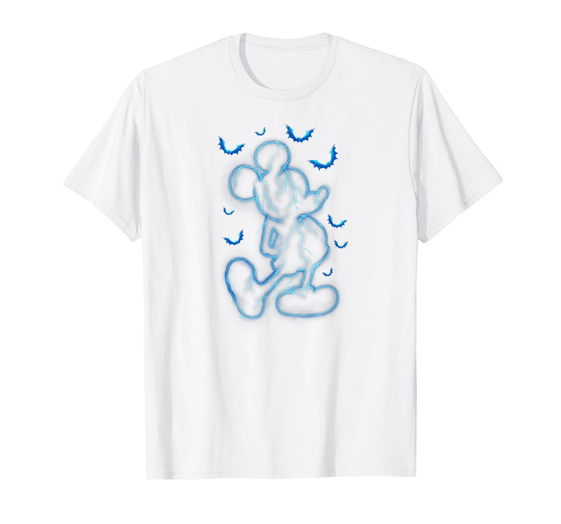 Disney - Mickey Lightning Halloween T-Shirt - White