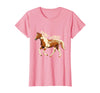 Mademark Paint Horse Painted Soul Equestrian Design T-Shirt - Pink