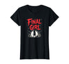 Mademark Halloween - Vampires, Zombies & Horror T-Shirt - Black-final Girl: Survivor of Horror Movie Showdown