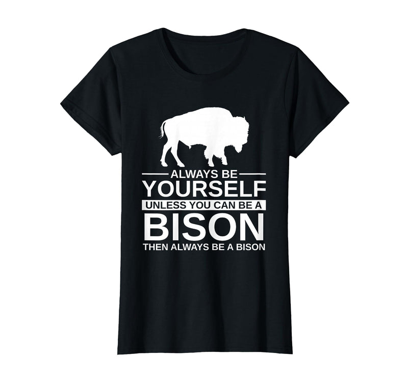 Bison Gift Bison Lover Accessories & Buffalo Stuff Cool Bison Design for Men Women Buffalo Animal Lovers Bison T-Shirt -