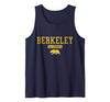 Berkeley California - Apparel & Gifts Berkeley California Bear Pride Vintage Tank Top - Navy Blue