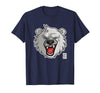 Bobo Bear Bobo Likes to Growl - Polar Bear T-Shirt - Navy Blue
