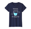 Technically It's Always Full Science By Merch Technically It's Always Full Science Humor T-Shirt - Navy Blue