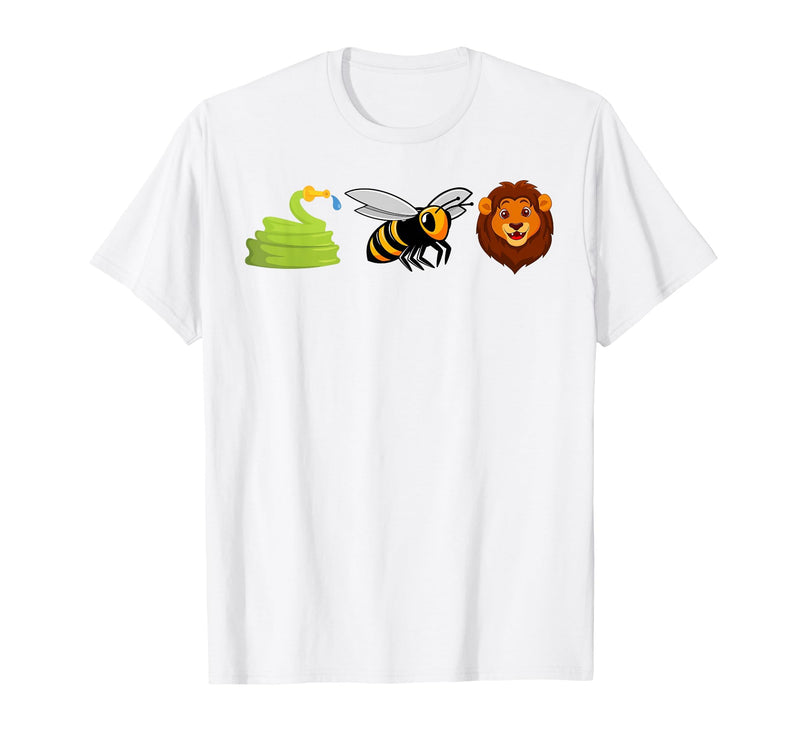 Funny Hoes Be Lying Pun Intended Shirt Men Women Hose Bee Lion Icons Funny Hoes Be Lying Pun Intended T-Shirt - White