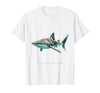 Mademark Chasing Whale Sharks Always Ocean Adventure Design T-Shirt - White