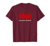 Fake News Network #fakenews Funny Trump Halloween Costume T-Shirt - Burgundy