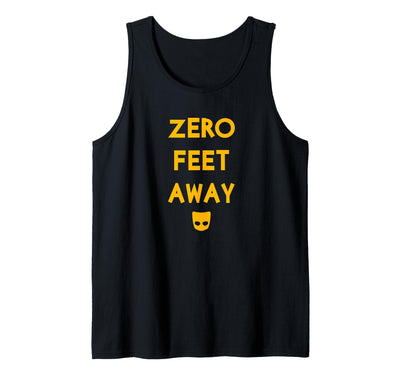Zero 0 Feet Away Funny Gay Cruising Tank Top