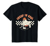 Halloween Creep it Real Vintage Ghost CKTEE2 Vintage Halloween Creep It Real Mouse Ghost Boy Fall Season T-Shirt - Black