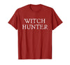 Witch Hunter Halloween Funny Witch Hunter Halloween Costume Easy Lazy T-Shirt - Cranberry Red
