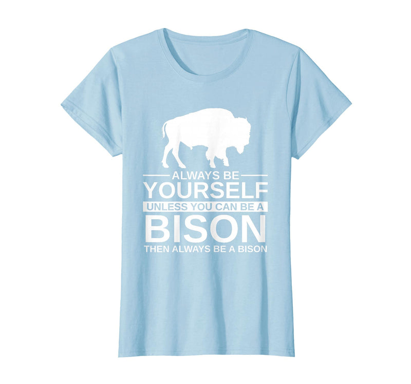 Bison Gift Bison Lover Accessories & Buffalo Stuff Cool Bison Design for Men Women Buffalo Animal Lovers Bison T-Shirt -