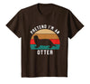 Shirtbooth: Halloween 2019 Simple Halloween Costume Otter Lover Pretend I'm an Otter T-Shirt - Brown