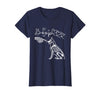 Skeleton Hand Dog Boop - German Shepherd Lovers Skeleton Hand Touch Nose German Shepherds Boop Dog Halloween T-Shirt - Navy