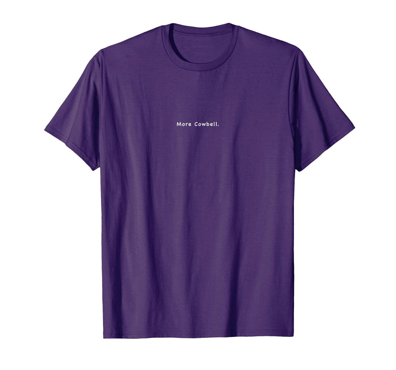 Charming Rebels Co. More Cowbell T-Shirt - Purple