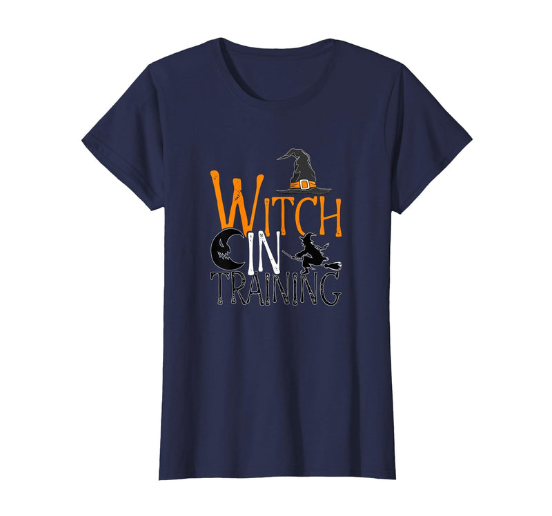 Witch In Training - Halloween Spooky Magic Gift Witch in Training - Magic Lover Halloween Season Witch T-Shirt - Navy Blue