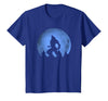 Ideas Halloween costume " Wolf moon " Wolf Halloween Costume Werewolf Blue Moon Scary for Men Boys T-Shirt - Royal Blue