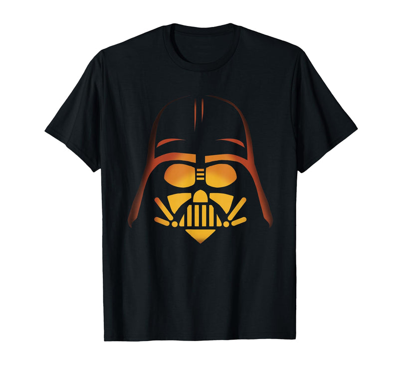 Star Wars Darth Vader Pumpkin Carving Halloween T-Shirt T-Shirt - As Pictured