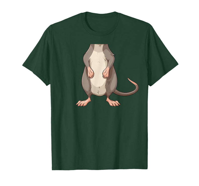 Mouse Headless Halloween Clothing Co. Funny Mouse Headless Rat Body Last Minute Halloween T-Shirt - Dark Green
