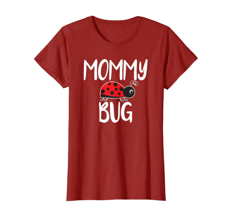 Funny Cute Ladybug Ideas For Mommy Mommy Bug Cute Ladybug Mom T-Shirt - Cranberry Red