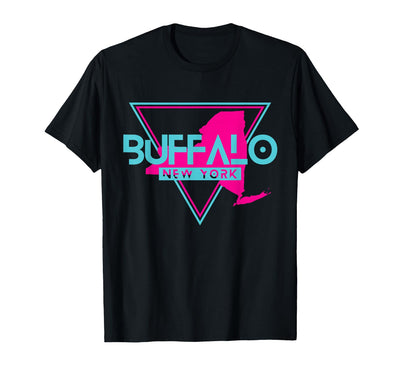 Retro Buffalo New York Triangle T-Shirt