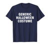 Generic Halloween Costume T-Shirt - Navy Blue