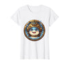 Mademark Shark in Vintage Diving Helmet Graphic T-Shirt - White