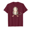 Mouse Headless Halloween Clothing Co. Funny Mouse Headless Rat Body Last Minute Halloween T-Shirt - Burgundy
