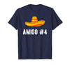Matching Halloween Costumes Amigo #4 Halloween Group Matching Costume Funny Mexican Amigo #4 T-Shirt - Navy Blue