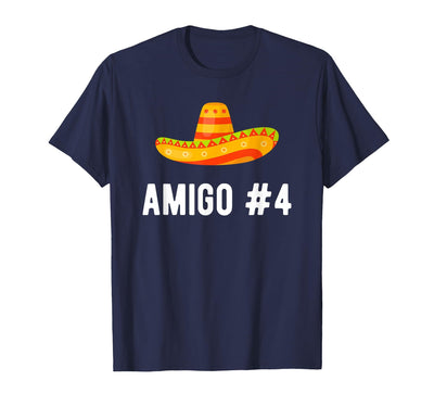 Matching Halloween Costumes Amigo #4 Halloween Group Matching Costume Funny Mexican Amigo #4 T-Shirt