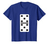 Fun and Easy Halloween Costume T-Shirts - Dominoes Double Five Dominoes Halloween Costume 5 Domino Game T-Shirt - Royal Blue