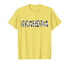 Cow Pattern Print Family Matching Birthday Shirts Cow Grandpa Birthday Family Matching Fathers Day Boy Girl T-Shirt - Lemon