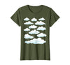 White Clouds Graphs White Clouds T-Shirt - Olive Green