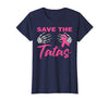 Amb Breast Cancer Awareness Month Warrior Survivor Save The Tatas Breast Cancer Pink Ribbon Skeleton Halloween T-Shirt -