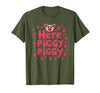 Mademark John Pork's Calling: Here Piggy Piggy Funny Pig Lover Gift T-Shirt - Olive Green