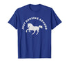 Horse Lovers Tees and Apparel Just Horsing Around Horse Lovers T-Shirt - Men - Royal Blue