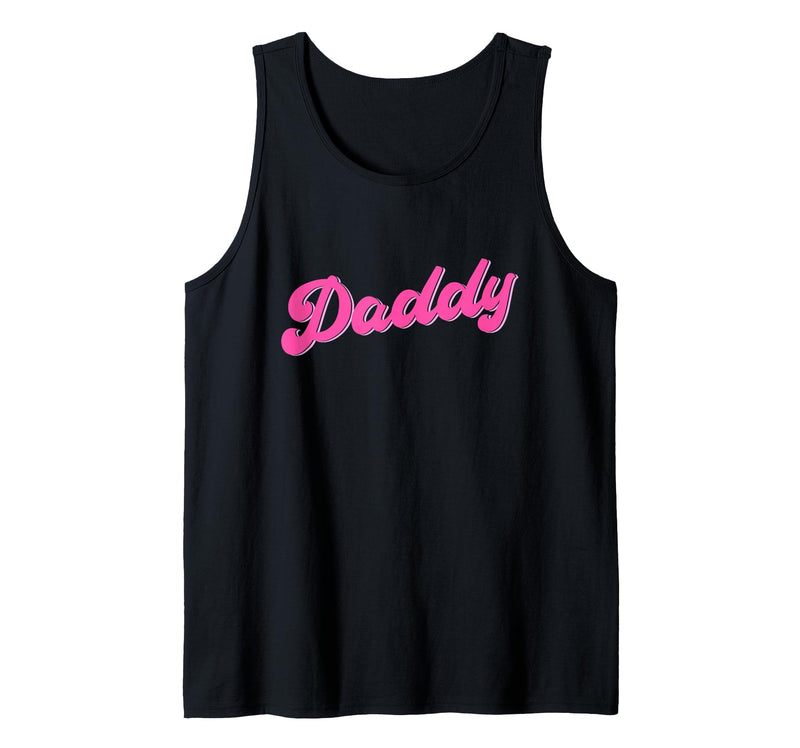 Gay Daddy Gay Pride LGBT Gay Pride LGBT Pink Bear Gay Daddy Tank Top - Black