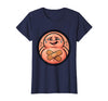 Mademark Tummy Ache Survivor Cute Stomach Bandage Graphic T-Shirt - Navy Blue