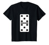 Fun and Easy Halloween Costume T-Shirts - Dominoes Double Five Dominoes Halloween Costume 5 Domino Game T-Shirt - Black